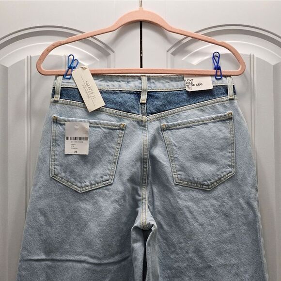 🔥Forever 21 Color Block, Destroyed, jeans. NWT-Size 26 - Picture 8 of 10
